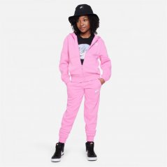 Nike Sportswear Fleece Tracksuit Junior Girls Pink