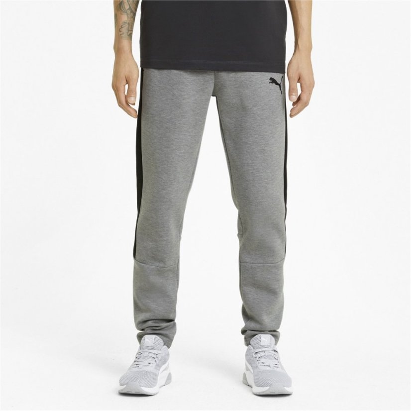 Puma Evo Core Joggers Mens Grey Heather