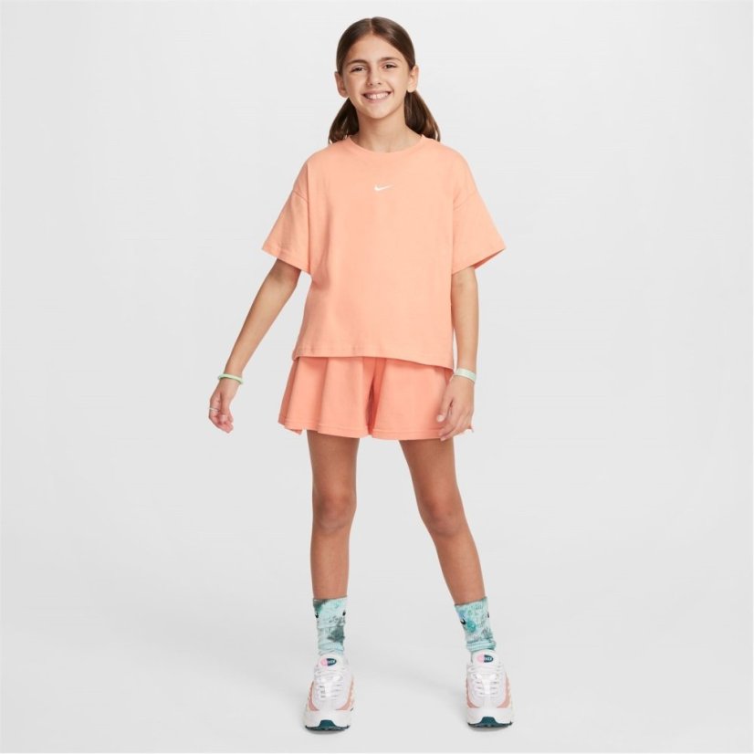 Nike Sportswear Big Kids' (Girls') T-Shirt Apricot Agate