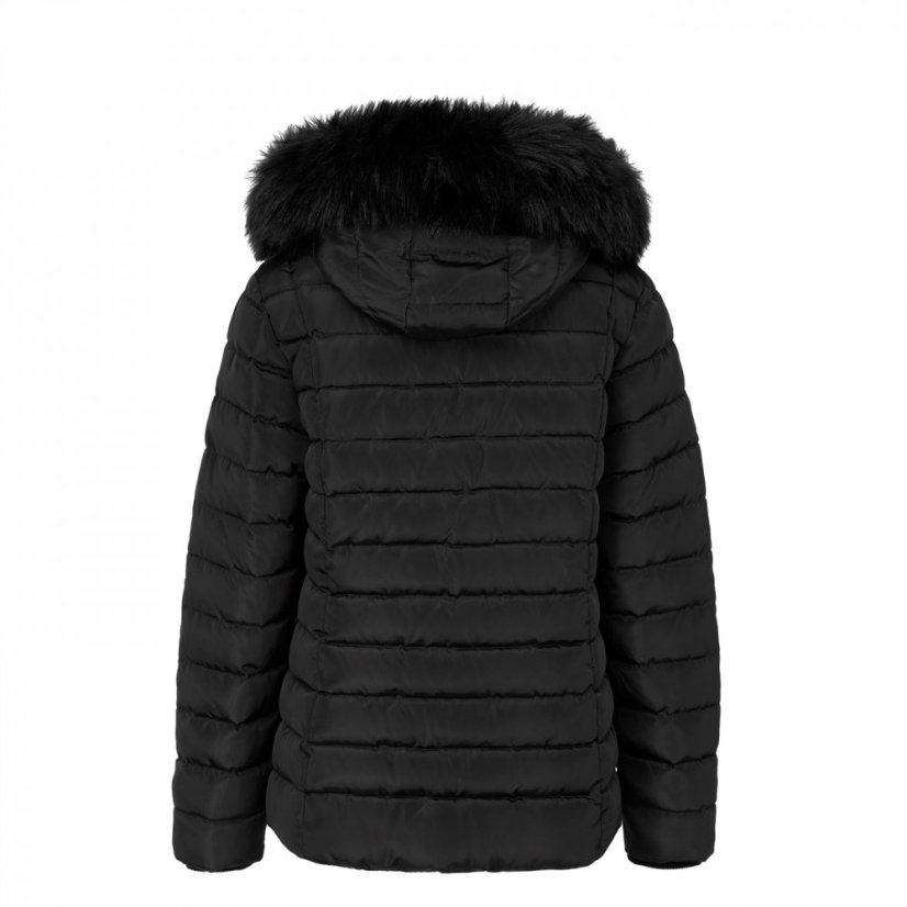 Firetrap Luxe Bubble Jacket Womens Black