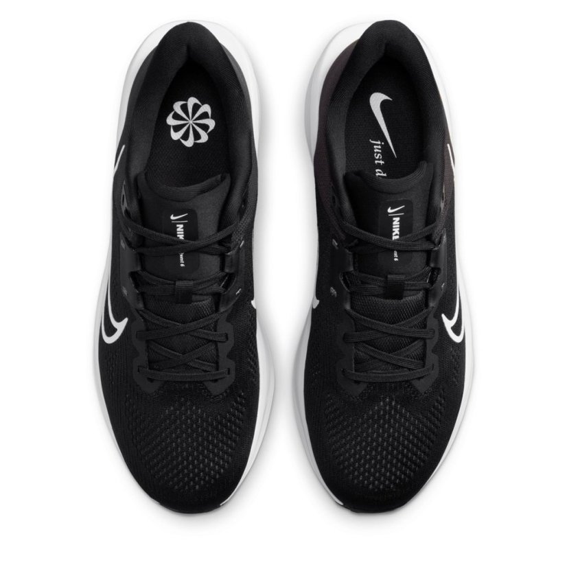 Nike Quest 6 Men's Road Running Shoes Black/White