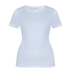 Miso Printed Boyfriend T Shirt White Plain