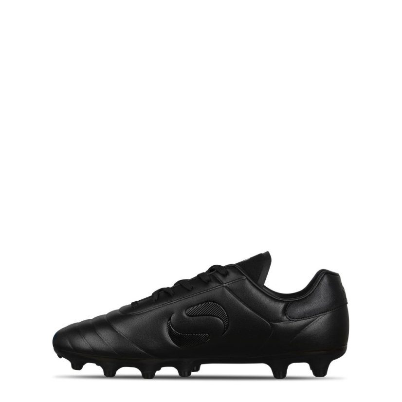 Sondico Strike Firm Ground Football Boots Black/Black