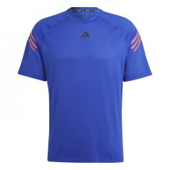adidas 3 Stripe pánské tričko Lucid Blue