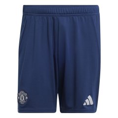 adidas Manchester United Away Shorts 2024 2025 Adults Blue