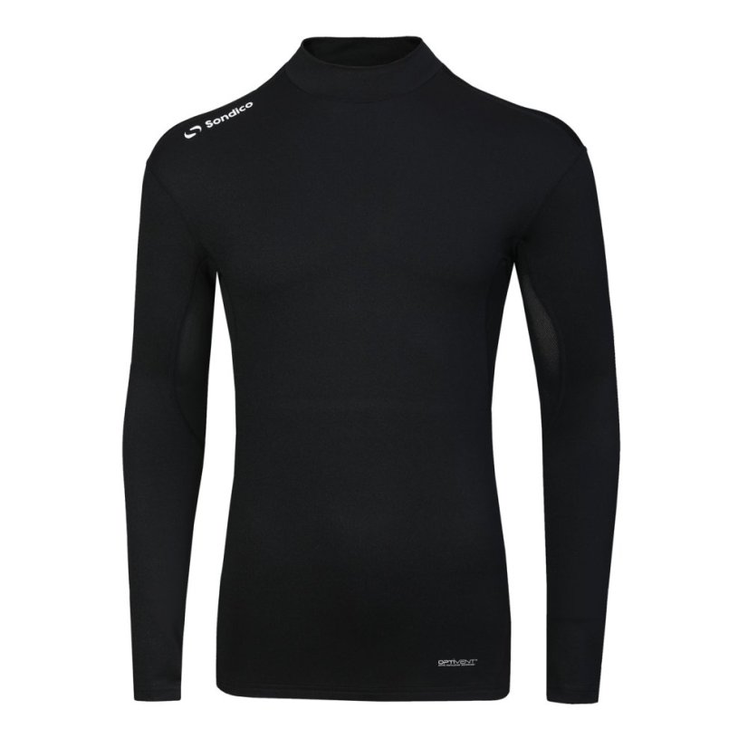 Sondico Base Mock Neck Mens Black