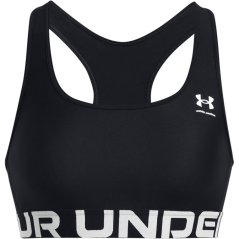 Under Armour HeatGear® Armour Mid Branded Sports Bra Women' Black