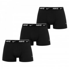 Nike 3 Pack Dri-FIT Essential Microfiber Trunks Mens Black UB1