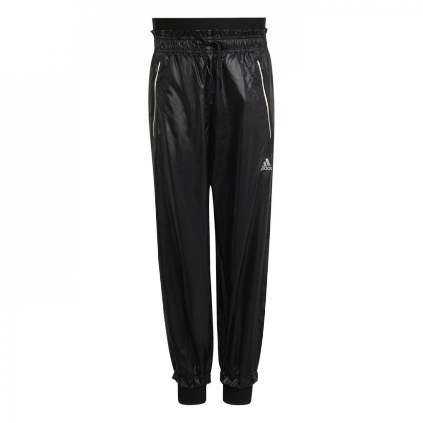adidas Woven Dance Joggers Juniors Black/Silver