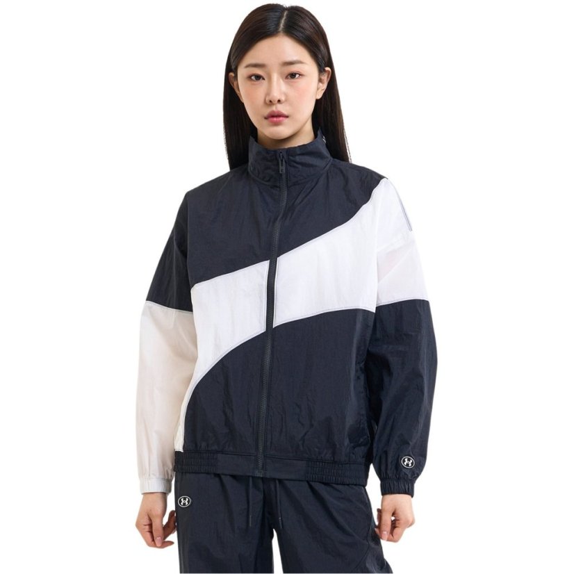 Under Armour Women's Legacy Crinkle Performance Training Jacket Black