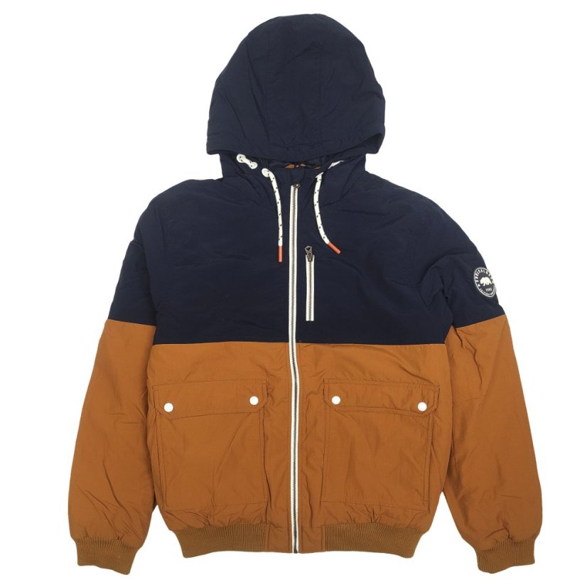 SoulCal Chad Jacket Mens Tan/Navy