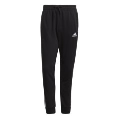 adidas Essentials French Terry Tapered Cuff 3-Stripes Jog Joggers Mens black/white