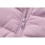 SoulCal Kids' 2 Zip Bubble Hooded Long Sleeve Short Puffer Jacket Lilac