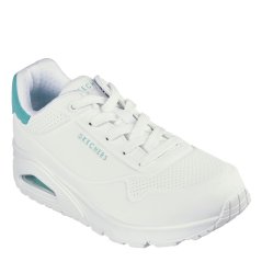 Skechers UNO Stand On Air Trainers Womens Wht Dbck/Mint