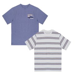 Firetrap Kids' Japan Pack Regular Fit T-Shirt Blue/Multi