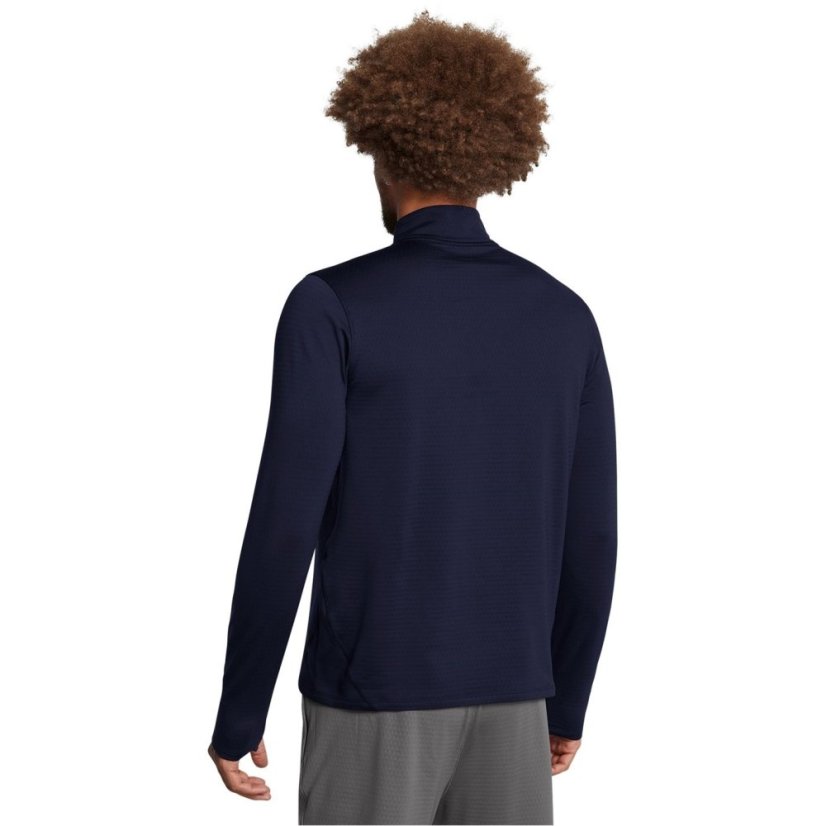 Under Armour Men's Long-Sleeve Performance Gym Top Blue
