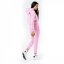 Hype Kids Crop Pullover Hoodie and Jogger Set Pink