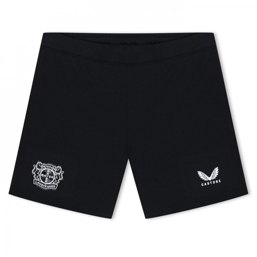 Castore Unisex Kids' Bayer Leverkusen Away Licensed Football Shorts Black