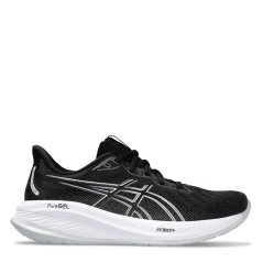 Asics Gel-Cumulus 26 Running Trainers Mens Black/White