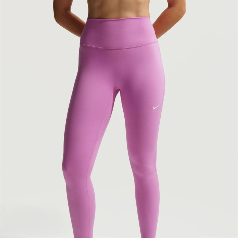 Nike One Seamless Front High-Waisted Leggings Womens Light Magenta