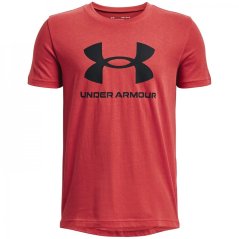 Under Armour UA Sportstyle Logo Short Sleeve Chakra/Black