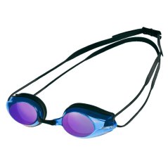 Arena Unisex Racing Goggles Tracks Mirror Black/Blue