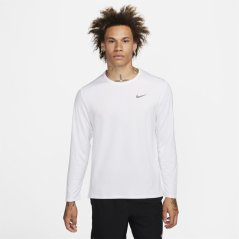 Nike Miler Men's Dri-FIT UV Long-Sleeve Running Top White