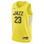 Nike Utah Jazz Lauri Markkanen #23 Jersey Yellow