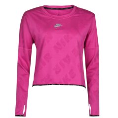 Nike Air Women's Long-Sleeve Running Top Fire Pink/Refle