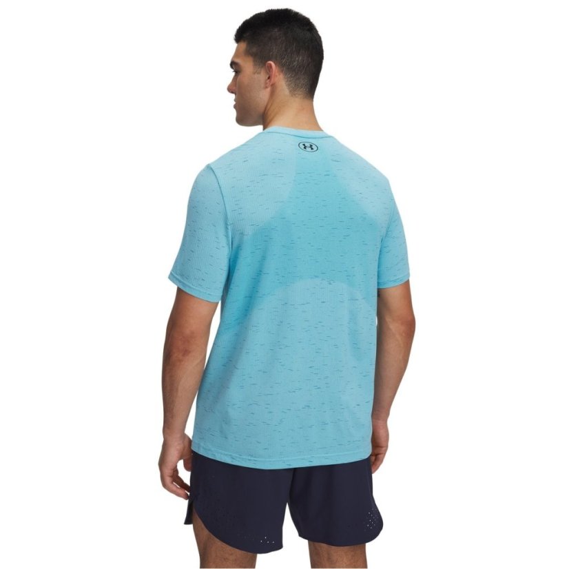 Under Armour UA Vanish Seamless Mens Short Sleeve Stream Blue