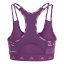 adidas Women's Medium Impact Sports Bra Purple