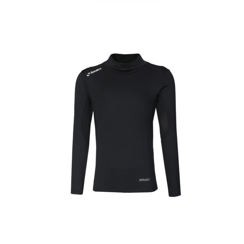 Sondico Mock Neck Baselayer Juniors Black