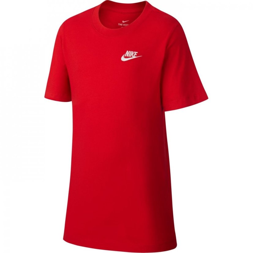 Nike Futura T Shirt Junior Boys Red/White