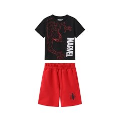 Character T-Shirt Set Juniors Spiderman Red