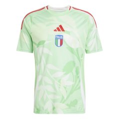 adidas Italy Away Shirt 2025 Mens Glory Mint