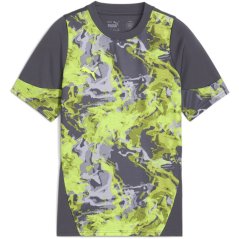 Puma IndividualCUP Football Top Juniors Galactic Grey