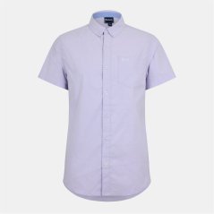 Bench Men's Short-Sleeve Plain Shirt Lilac