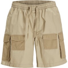 Jack and Jones Mens Alfie Cargo Shorts Crockery