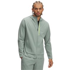 Under Armour Men's Outrun The Storm Water-Resistant Moisture-Wicking Performance Running Jacket Green