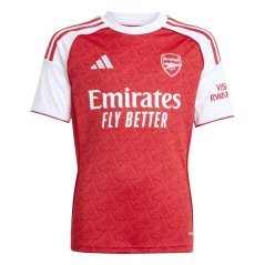 adidas Arsenal Home Shirt 2025 2026 Juniors Red/White