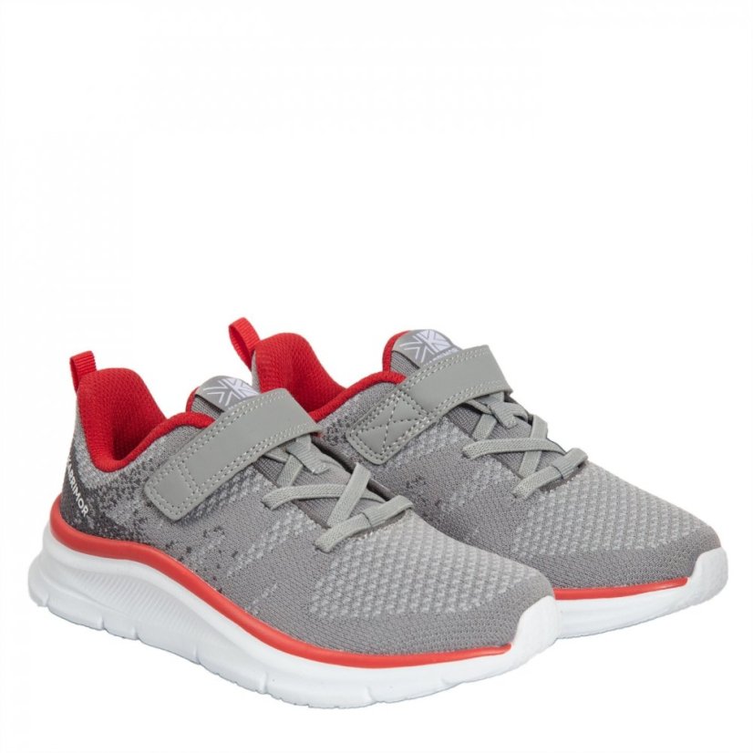 Karrimor Duma 6 Child Boys Running Shoes Grey/Red