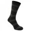 Giorgio 4 Pack Striped Socks Junior Black/Grey