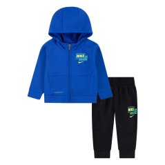 Nike Kids' Therma-Fit Graphics Full Zip Tracksuit Royal/Black