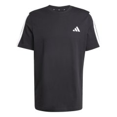 adidas Essentials 3-Stripes pánske tričko Black/White