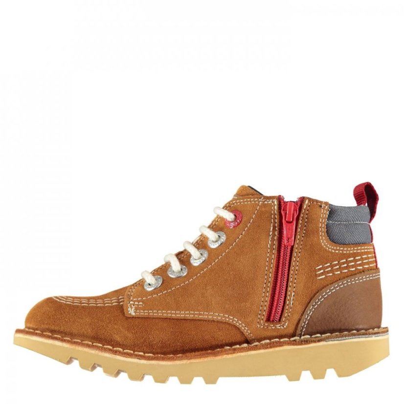 Kickers High Stroll Chukka Boots Tan