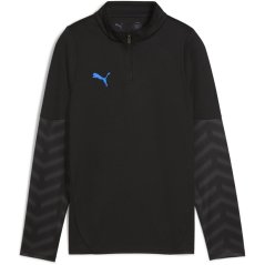 Puma Individual Cup Drill Top Juniors Black/Blue