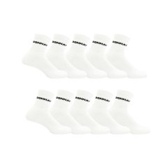 Donnay 10 Pack Quarter Socks Ladies White