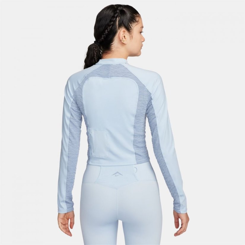 Nike Trail Women's Dri-FIT Long-Sleeve Running Top Light Armoury Blue/Ashen Slate