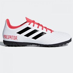 adidas Predator Tango 18.4 Mens Astro Turf Trainers White/Blk/Coral