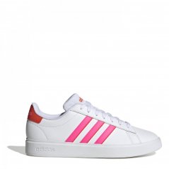 adidas Girls Grand Court Sneakers White/Pink